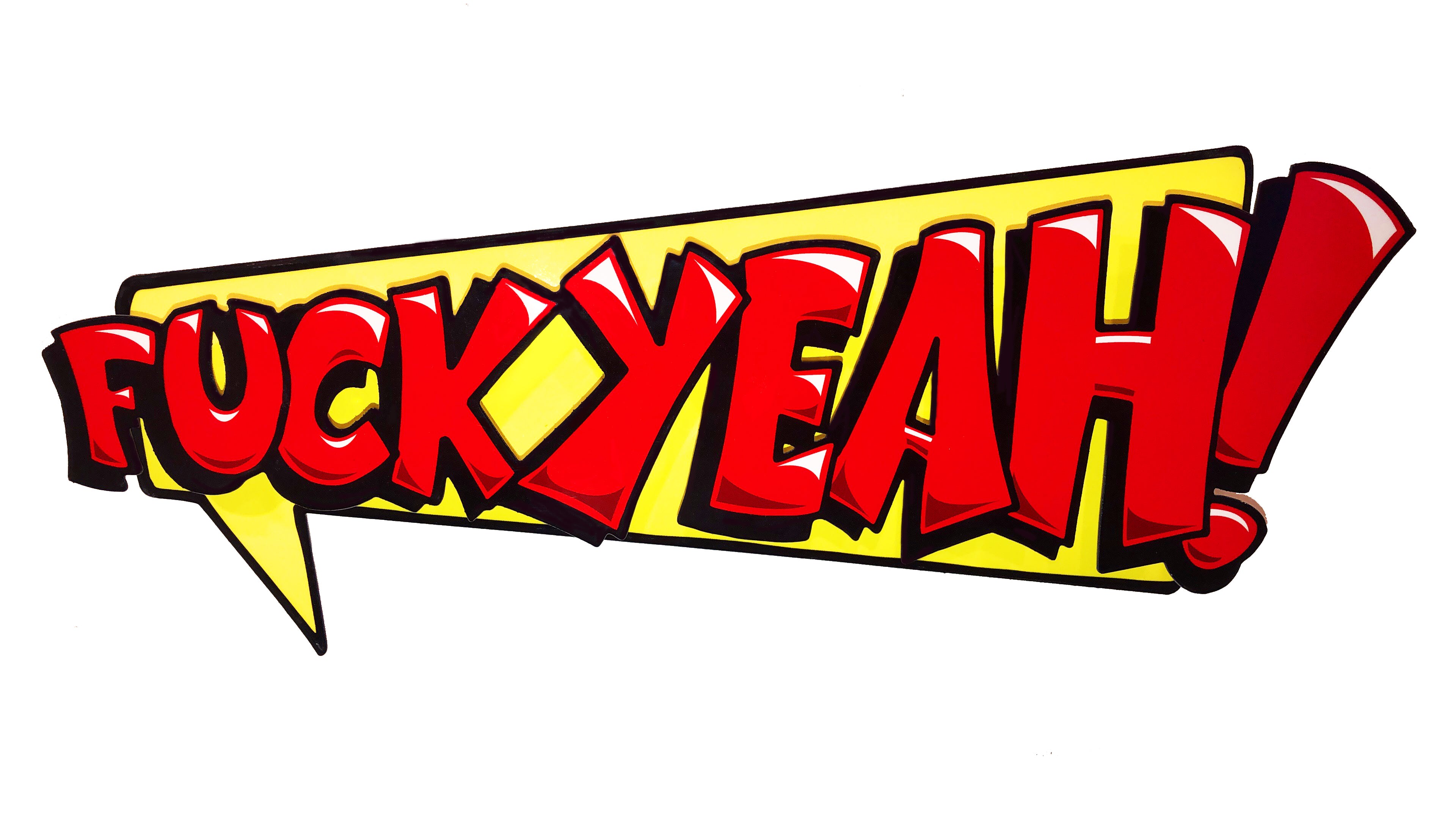 Fuck Yeah (Red & Yellow) – EDEN
