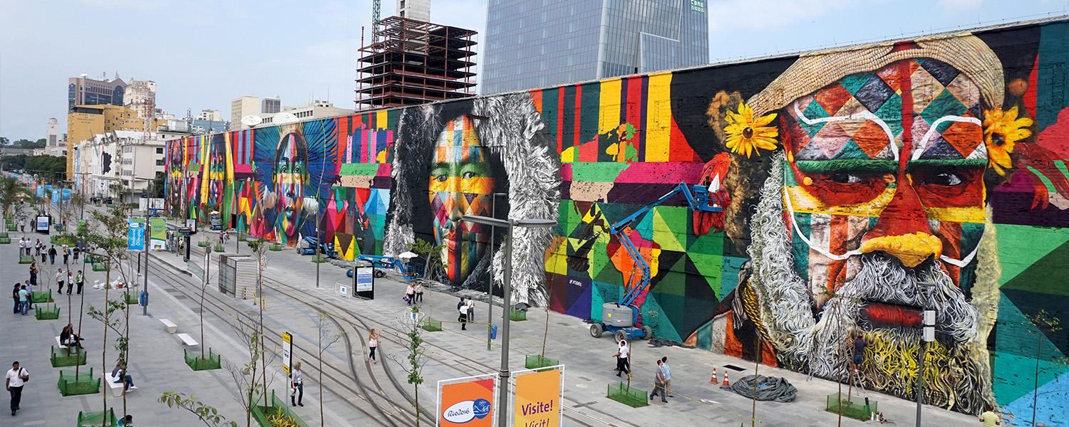 Eduardo Kobra: Large Murals & Paintings