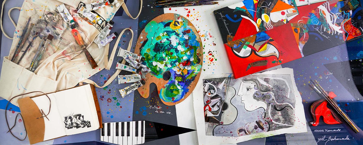 The Art of Color: An Exploration of Yoel Benharrouche's Use of Color in His Art