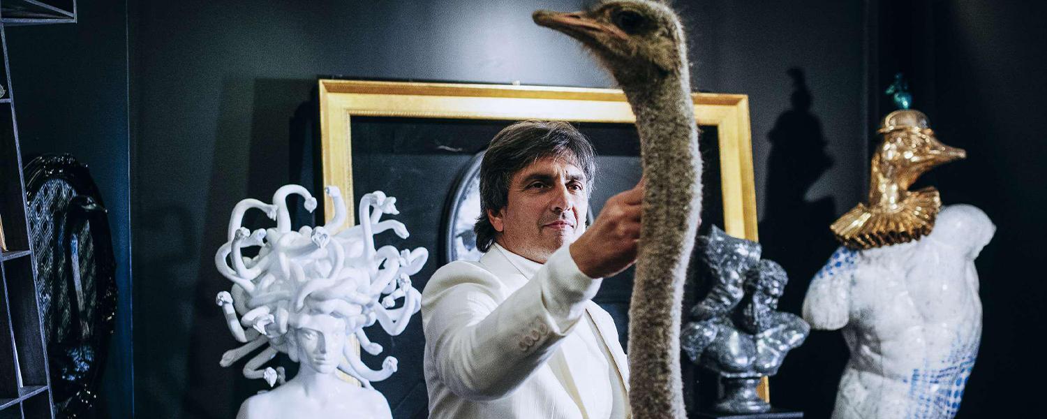 Face to Face with an Ostrich
