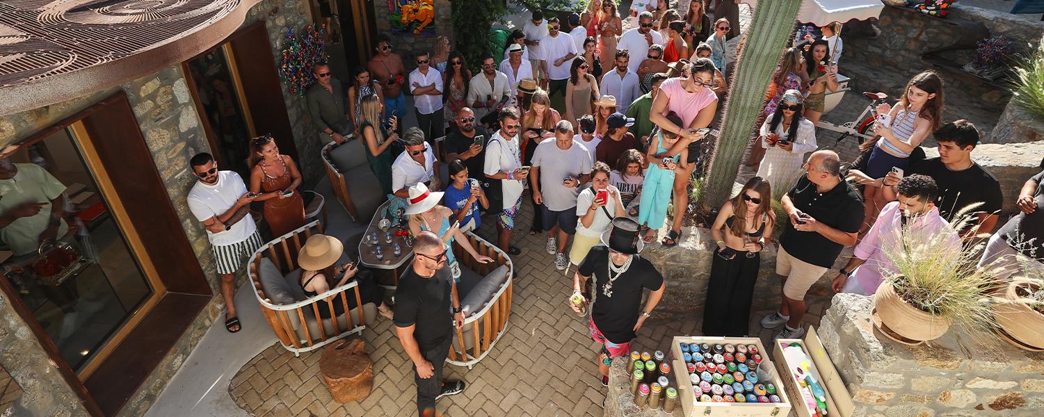 Mykonos Art Odyssey: A Recap of Eden Gallery's Captivating July Events