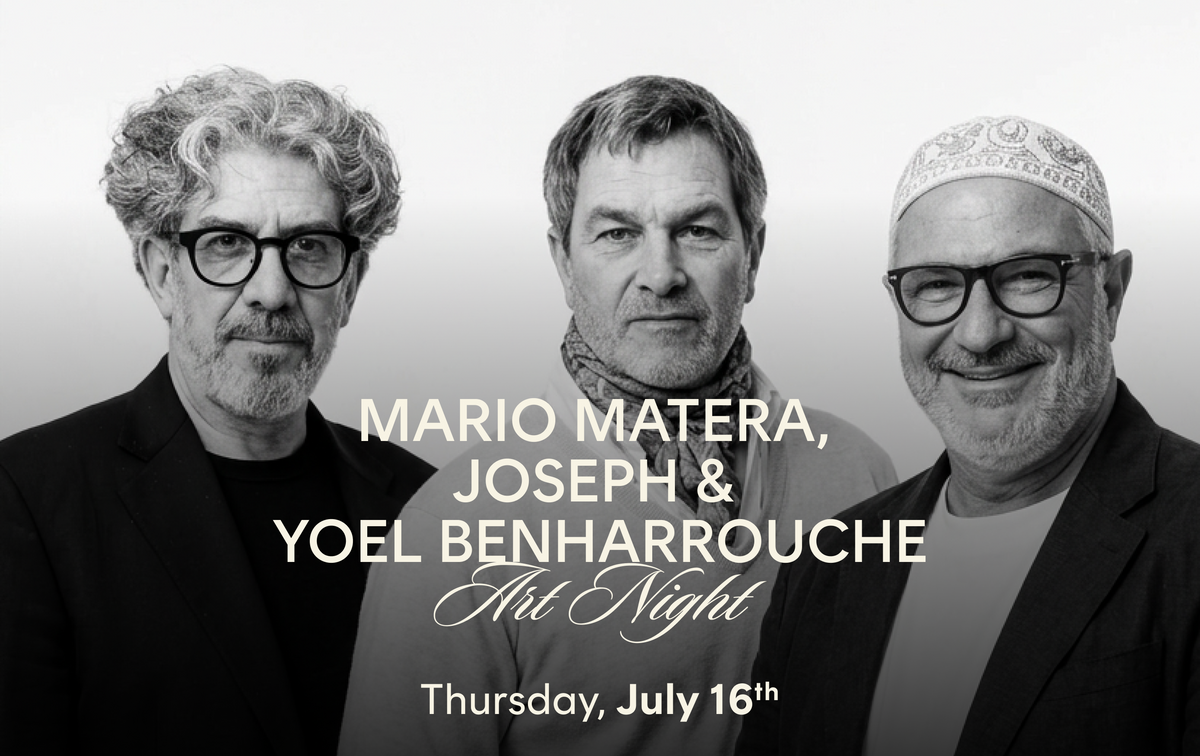 Saint Tropez: Art Night with Mario Matera, Joseph & Yoel Benharrouche | July 16th