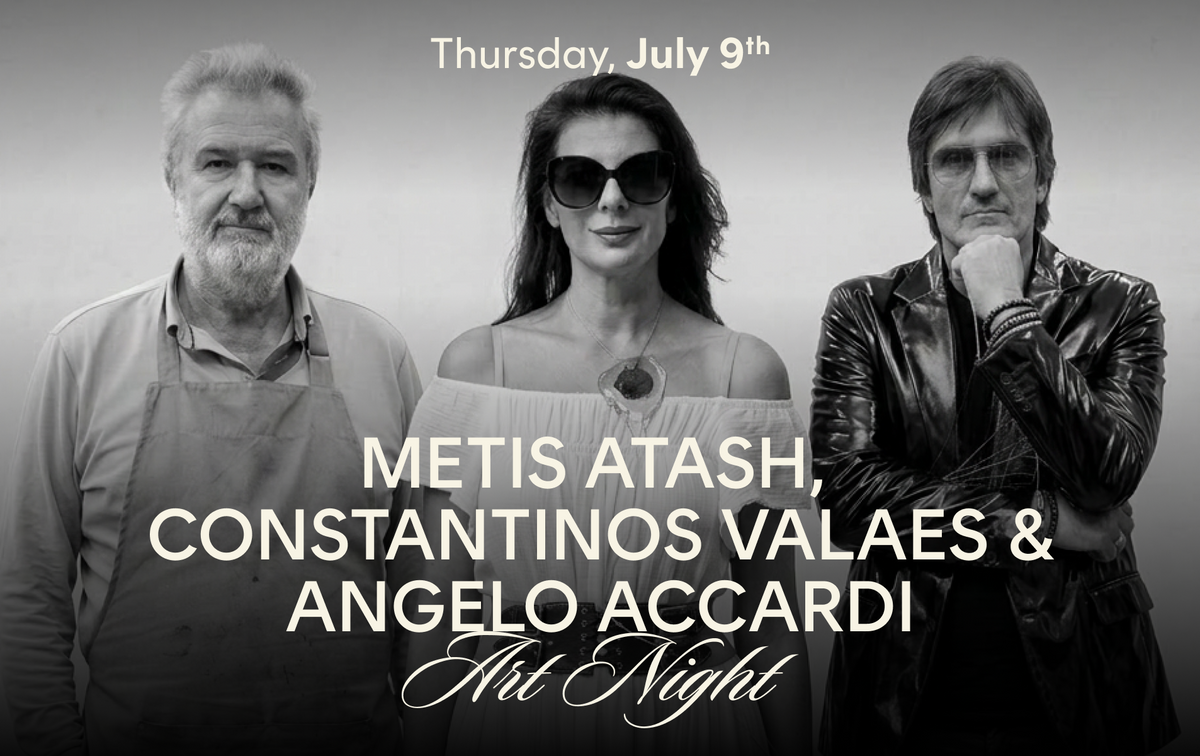 Saint Tropez: Art Night with Metis Atash, Constantinos Valaes & Angelo Accardi