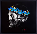 Negative Skull (Red-Blue)
