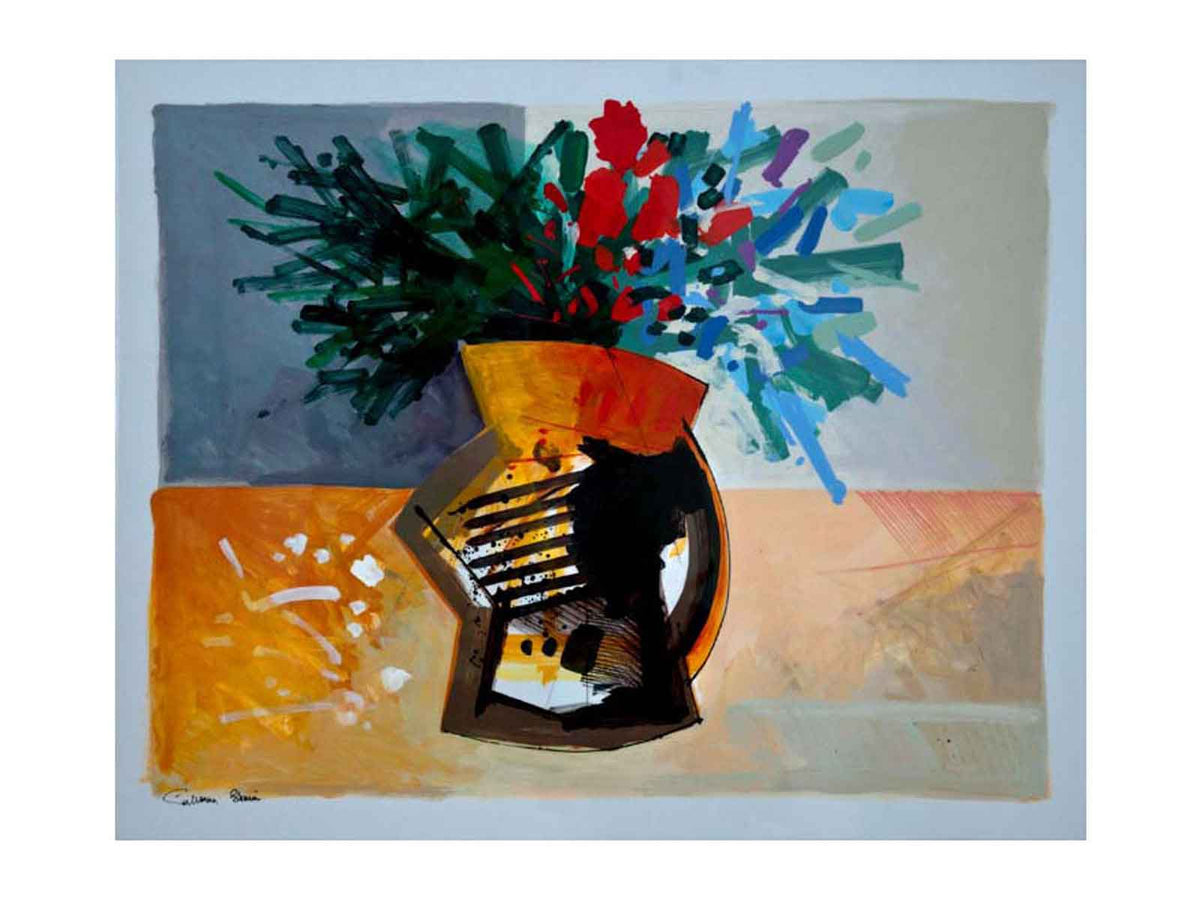 Pot With Flowers