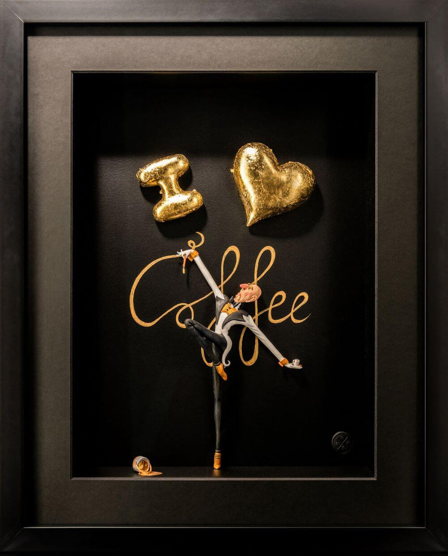 I Love Coffee - Gold
