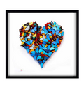 Heart of Butterflies White