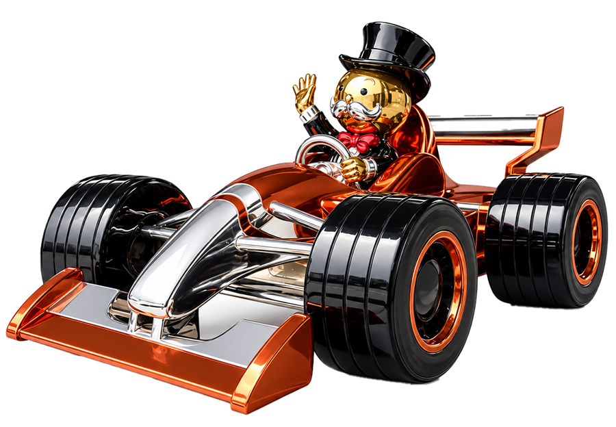 Racing Car Monopoly-Orange