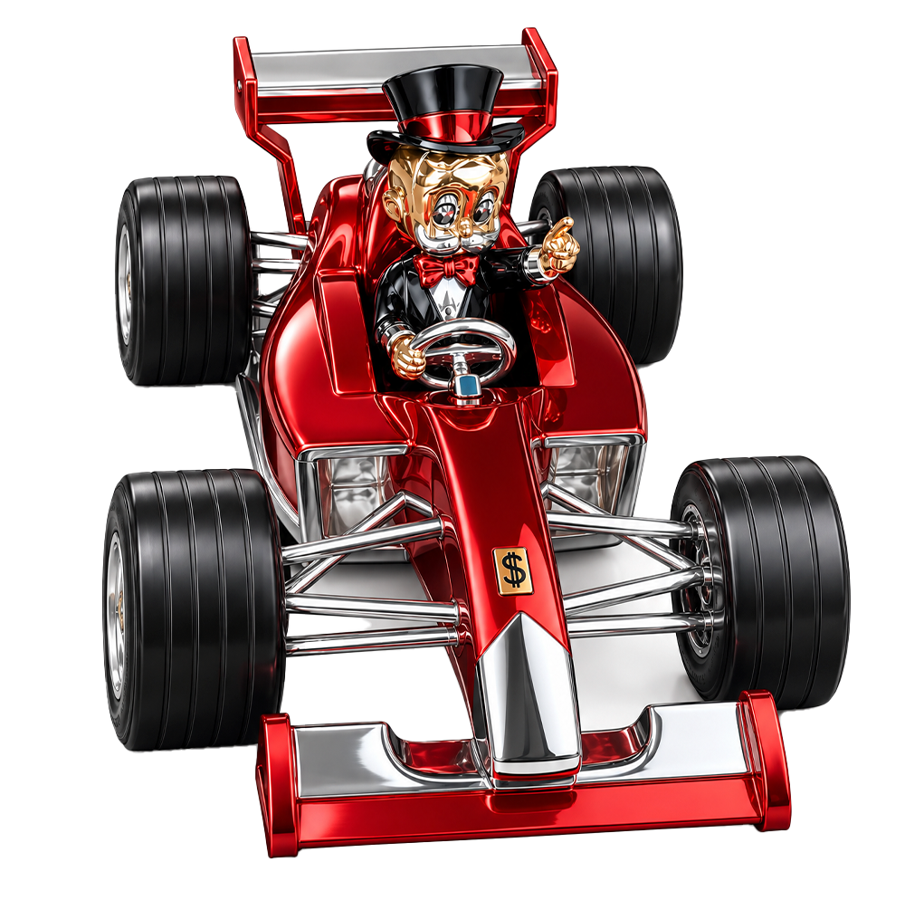 Racing Car Richie Rich - Red