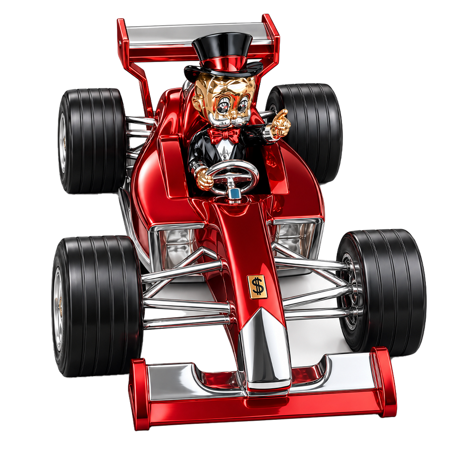 F1 car Rich E Rich-red