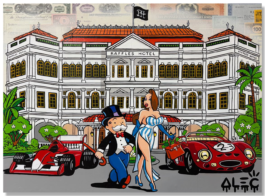 Monopoly and Girlfriend Walking to Race
