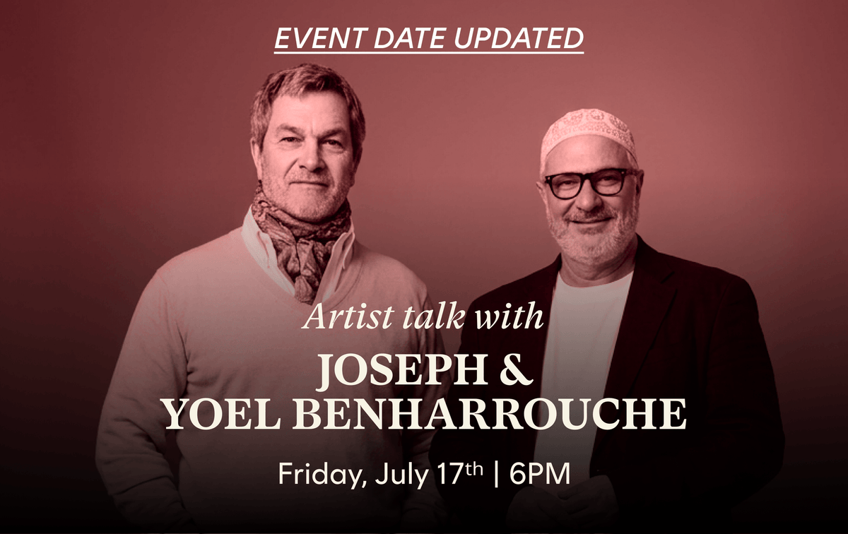 Artist Talk with Joseph and Yoel Benharrouche